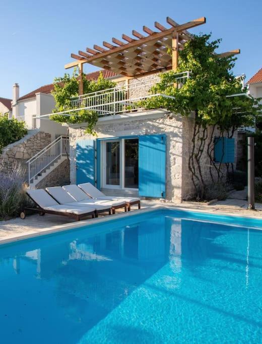 Villa Stone House Kula Milica Mala Cista Exterior foto